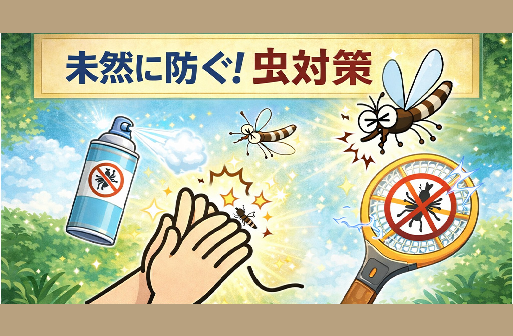 【予防策】未然に防ぐための虫対策について