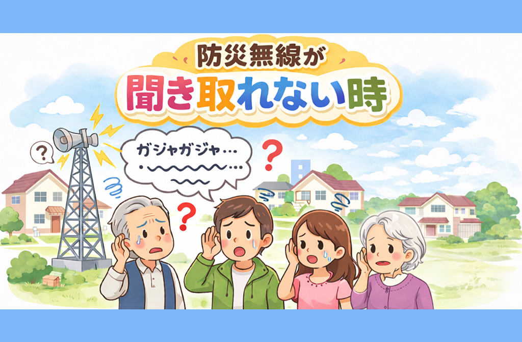 【お知らせ】防災無線が聞き取れない時に確認する方法