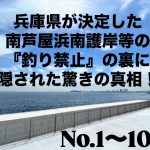 兵庫県が決定した南芦屋浜南護岸等の『釣り禁止』の裏に隠された驚きの真相！