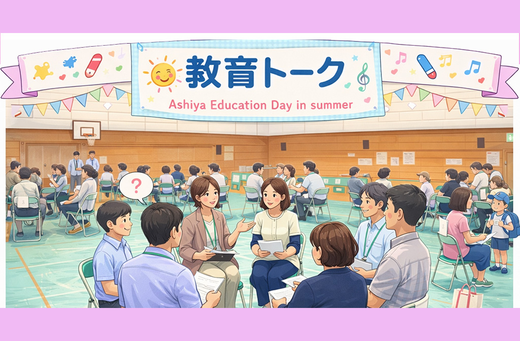 【お知らせ】Ashiya Education Day in summer「教育トーク」について