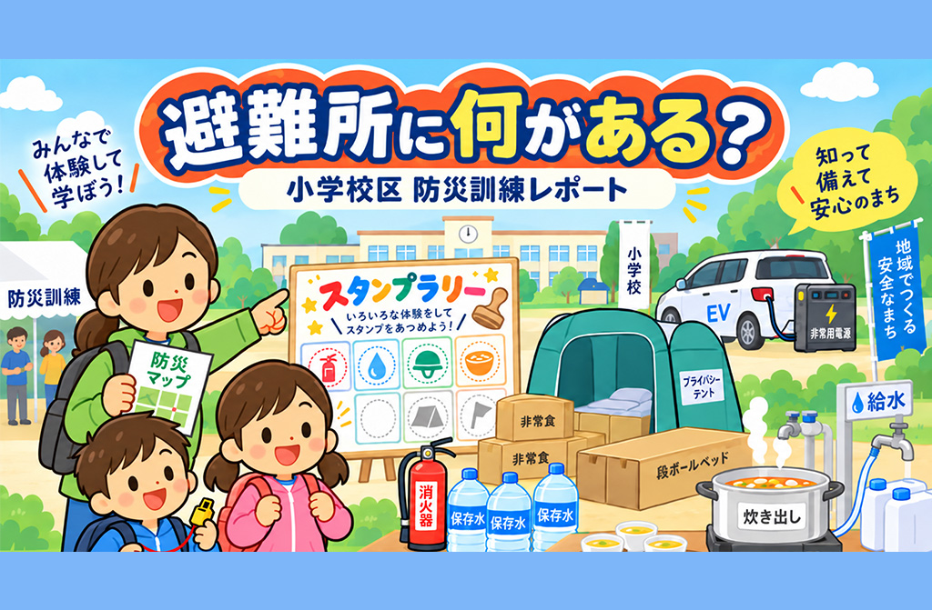 令和7年芦屋市防災総合訓練「避難所に何があるか、知っていますか？」